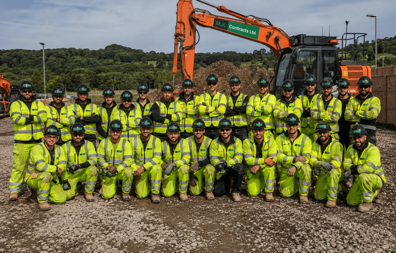 Groundworking staff